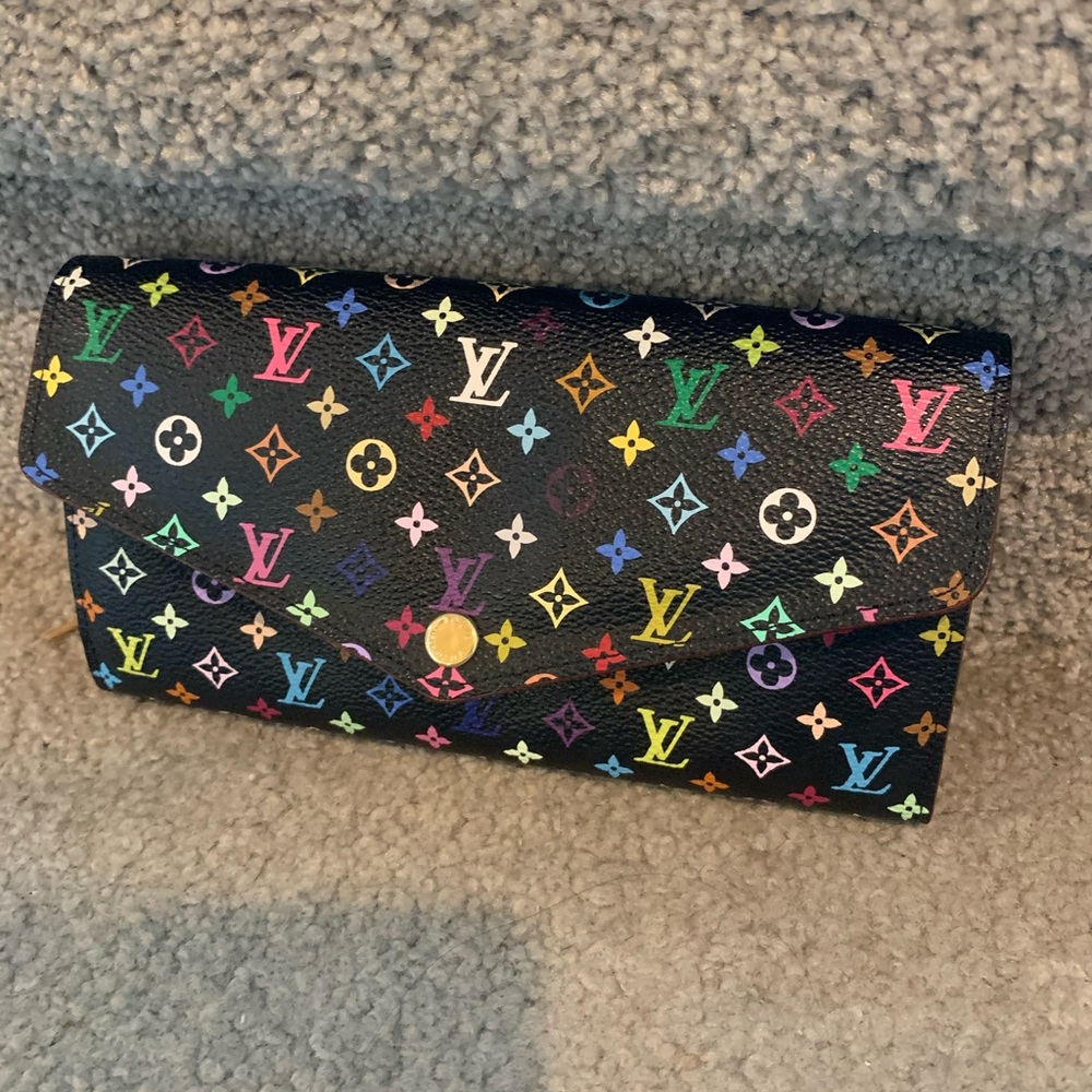 Louis Vuitton multicolor Sarah wallet